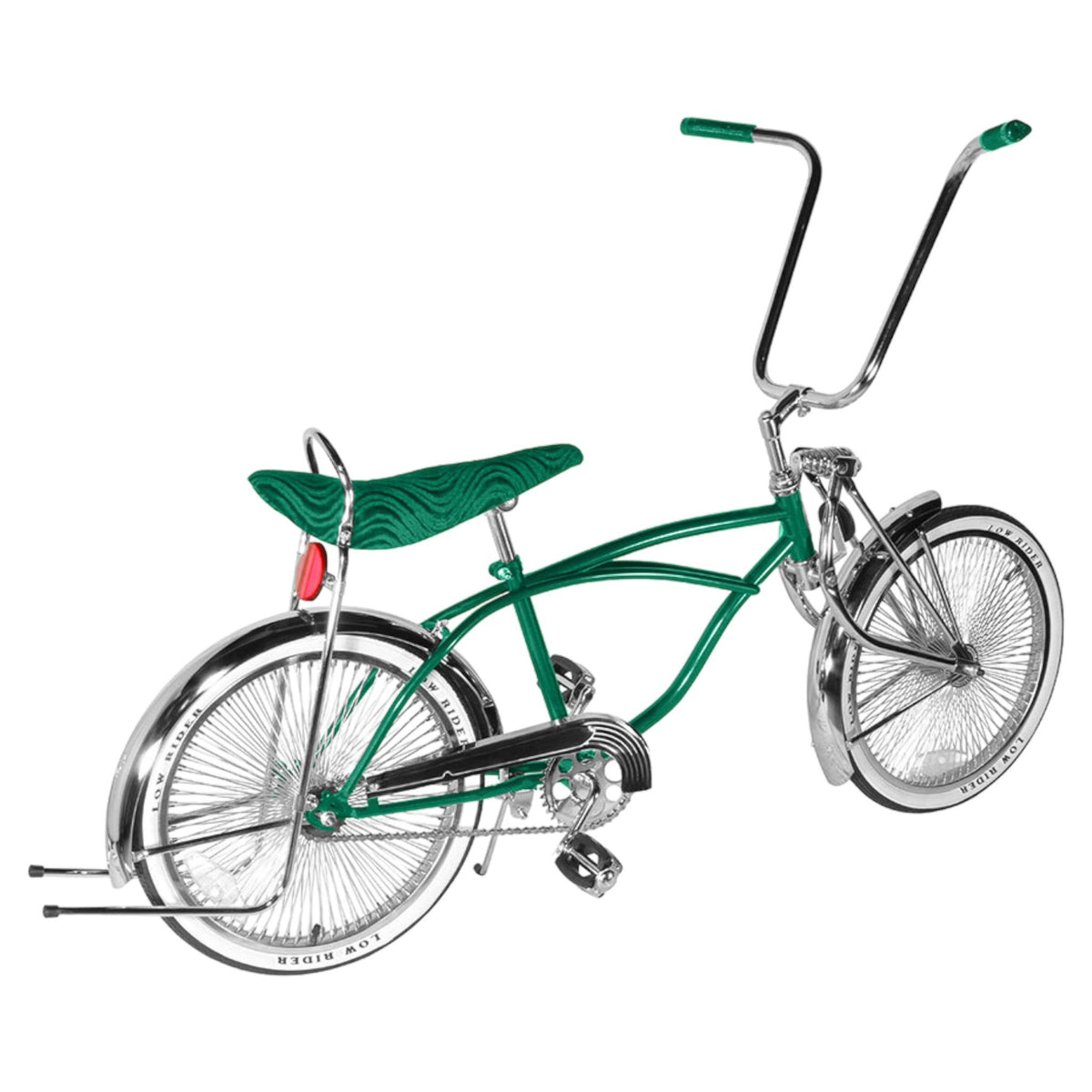 used lowrider bicycles for sale 26" Complete Bike Black/Chrome Stopping is managed by a rear coaster brake 20" Lowrider Complete Bike Green