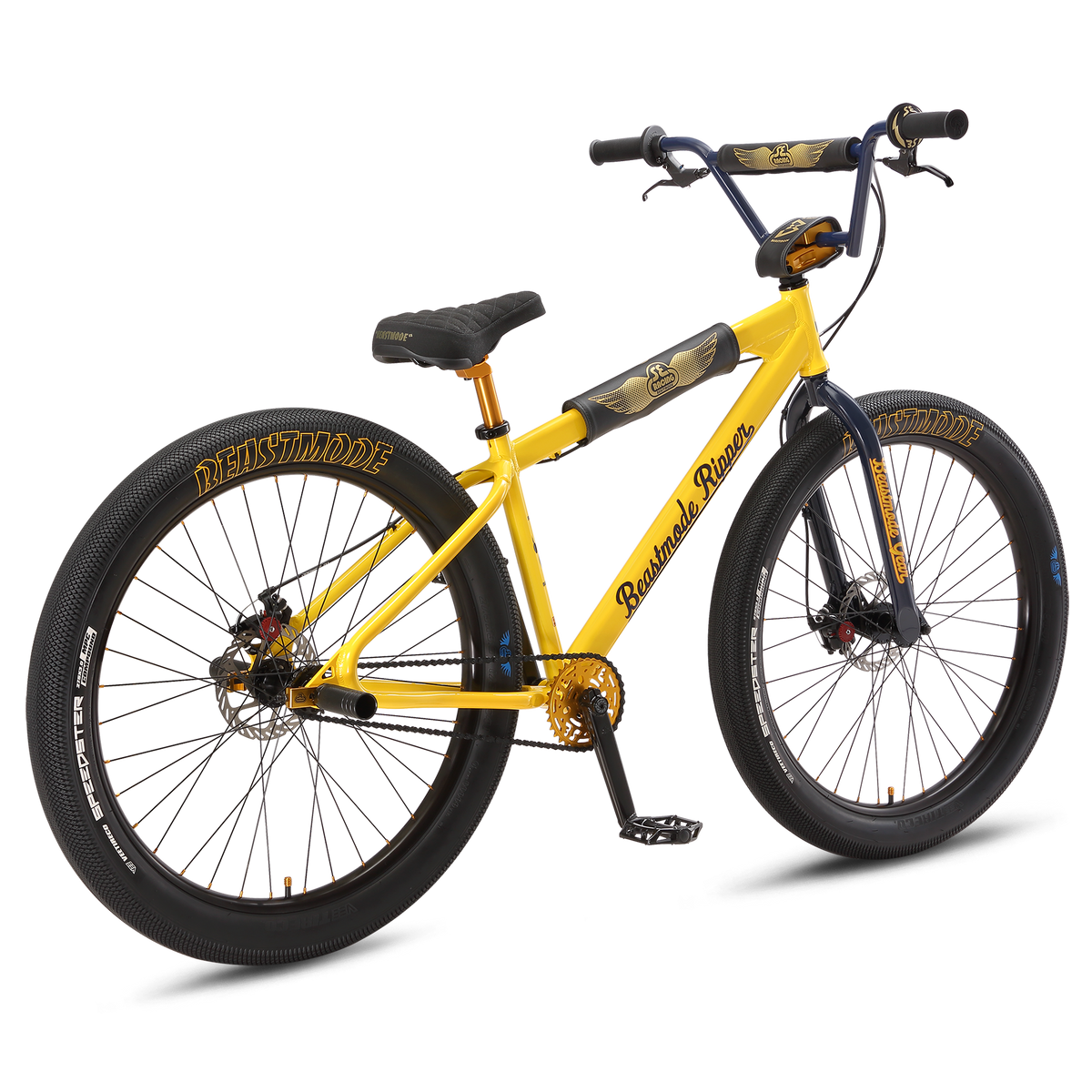 SE Bikes Beastmode Ripper 27.5 BMX Bike Yellow Sgvbicycles SGV Bicycles