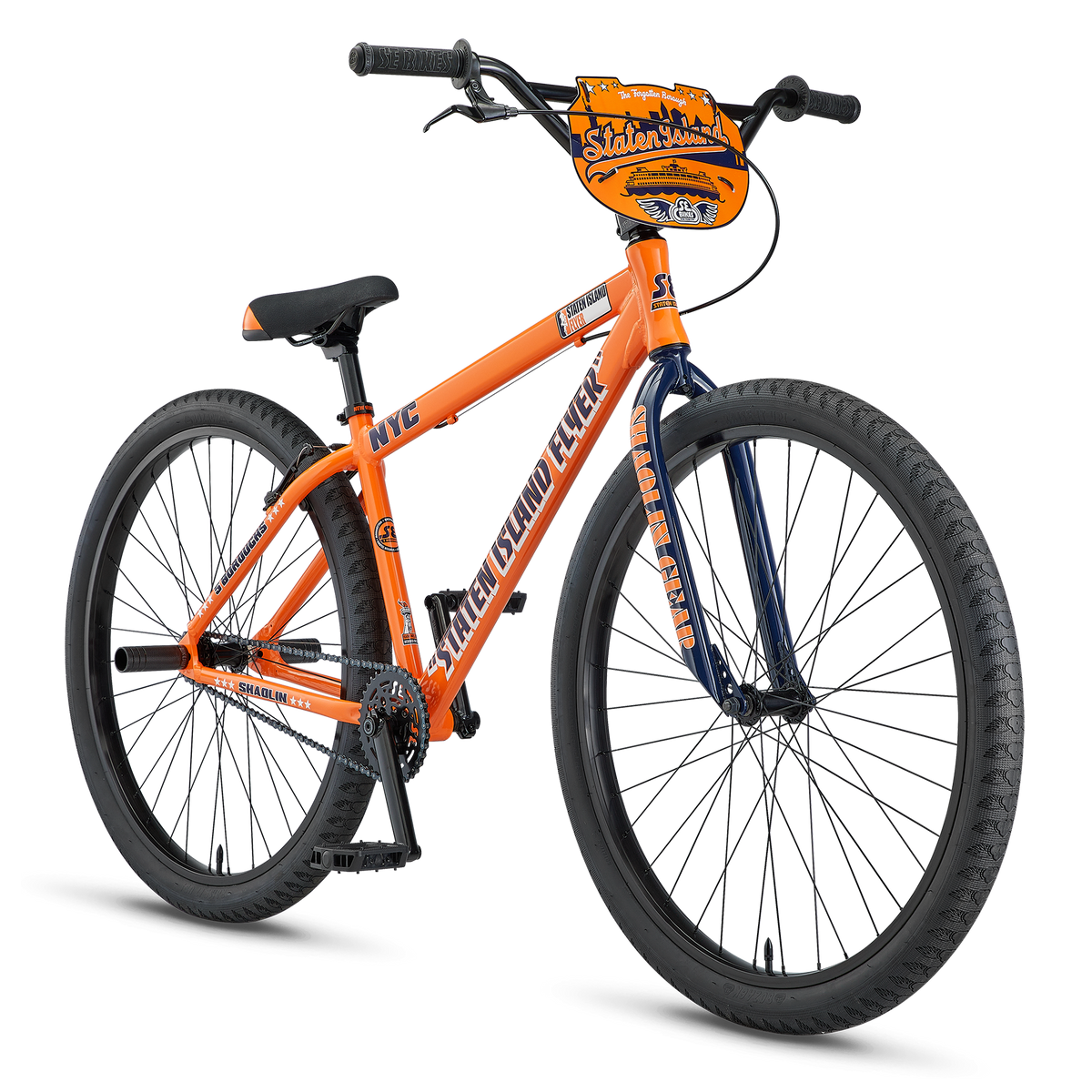 SE Bikes Staten Island Big Flyer 29” BMX Bike Kung Fu Orange