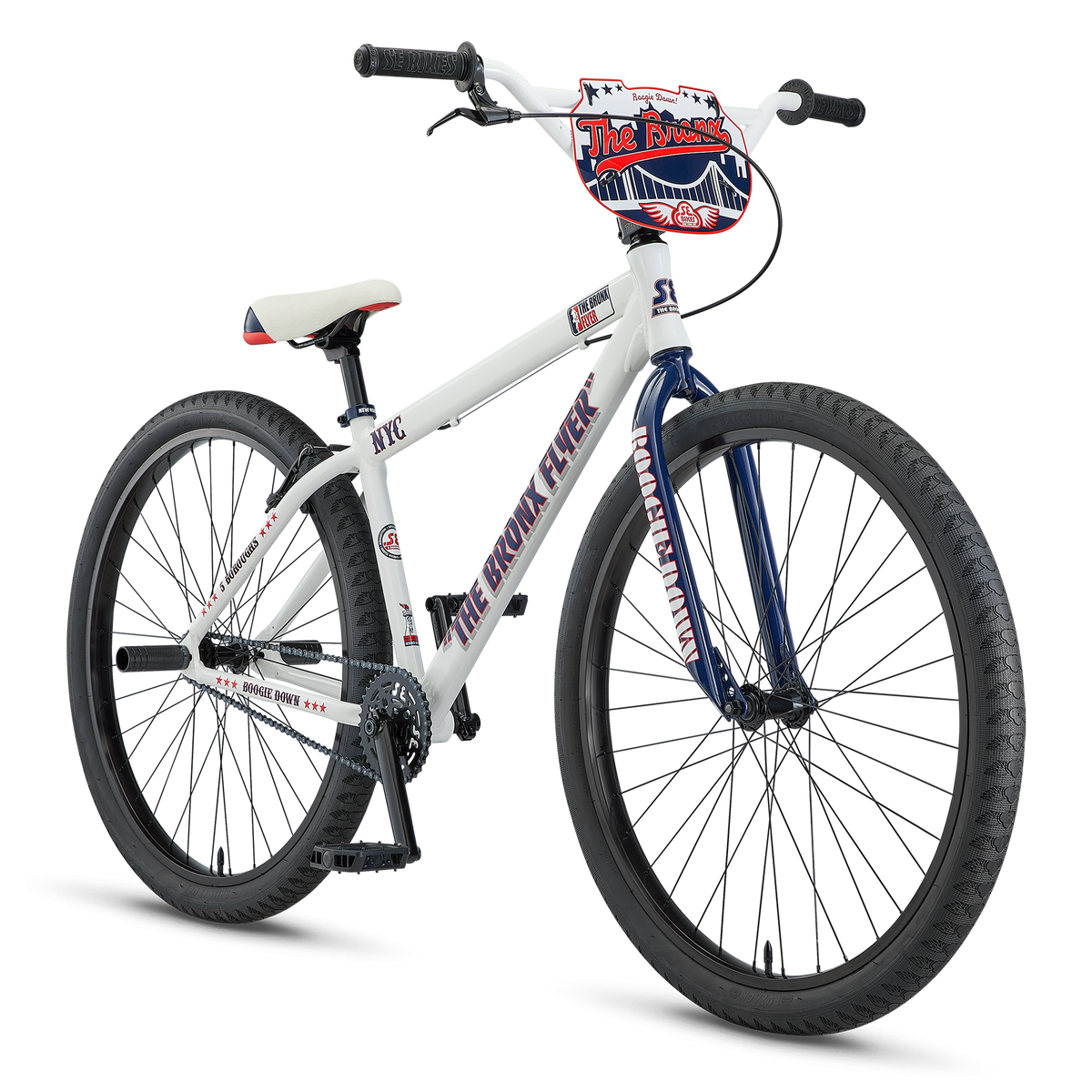 SE Bikes The Bronx Big Flyer 29 BMX Bike Milky White Sgvbicycles SGV Bicycles
