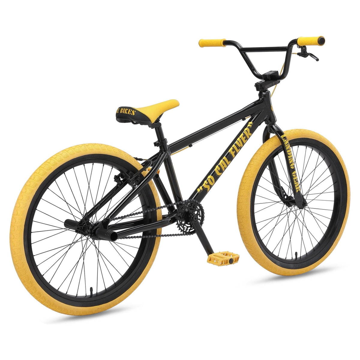 CALIFORNIA BIKE イエロー BMX自転車　新品のサドルポスト付き se-bikes-bikes-se-bikes-so-cal