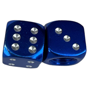 Sgvbicycles Components Blue Anodized Anodized Color Aluminum Dice Valve Caps