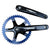 Vuelta Components Black/Blue / 170mm Vuelta Pista Track 46T 130/BCD Crankset Black/Blue