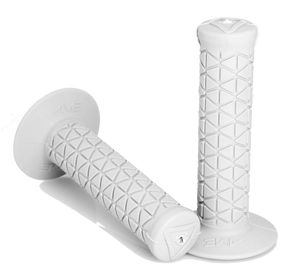 AME Grips Components,SGV Recommended Brands White AME BMX Tri Grips w/ Flange Black 120mm