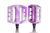 Demolition Components White / Purple / 9/16 Demolition Parts Trooper Plastic Pedal White/Purple Marble