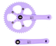 Retrospec Components,SGV Recommended Brands Purple / 48T Retrospec Mantra Fixed-Gear/Single-Speed Crankset