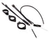 Hawkeye BMX Bike Gyro Brake Cables Front + Rear (Upper + Lower) Kit