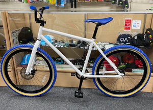 Sgvbicycles Bikes White / Blue Sgvbicycles Gunther 26" BMX Freestyle Bike FGFS White Blue Chromoly