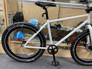 Sgvbicycles Bikes White Sgvbicycles Gunther 26" BMX Bike FGFS With Thickslicks White
