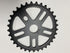 Hawkeye One Piece Alloy Chainring, 1/2 x 1/8", 33T, Black