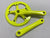 SHUN Components Neon Yellow Shun 48T 170mm Crankset Neon Green / Neon Yellow