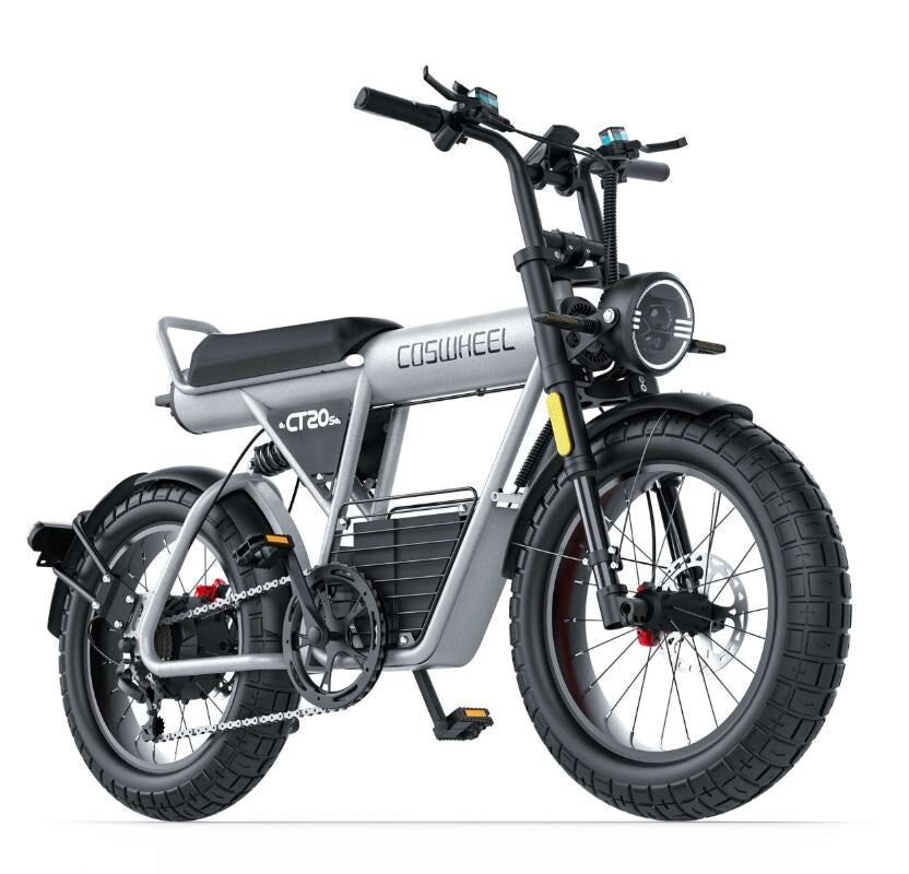 Coswheel CT20S E-Bike 1500W 60V 27.5AH Top Speed 55 MPH (7-Speed)