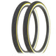 Duro Components 20 x 1.75" / Black/White Side Wall Yellow Line Duro 20 x 1.75 Black/White Side Wall Yellow, Red, Blue, Wall