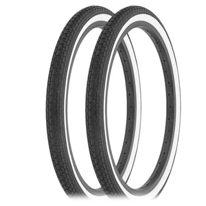 Duro Components 20 x 1.75" / White Wall Duro 20 x 1.75 Black/White Side Wall Yellow, Red, Blue, Wall