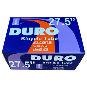 Duro Components 27.5 x 2.125/3.00/3.25" / 2 Duro Bicycle Tube 27.5 x 2.125/3.00/3.25" (48mm) Presta Valve