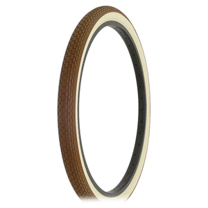 Duro Components Brown Cream Duro Small Brick Balloon 26"x2.125" Beach Cruiser Color Bicycle Tires