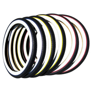 Duro Components Duro 20 x 1.75 Black/White Side Wall Yellow, Red, Blue, Wall