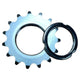 Formula Components 1/8" 15T Track cog and lock ring