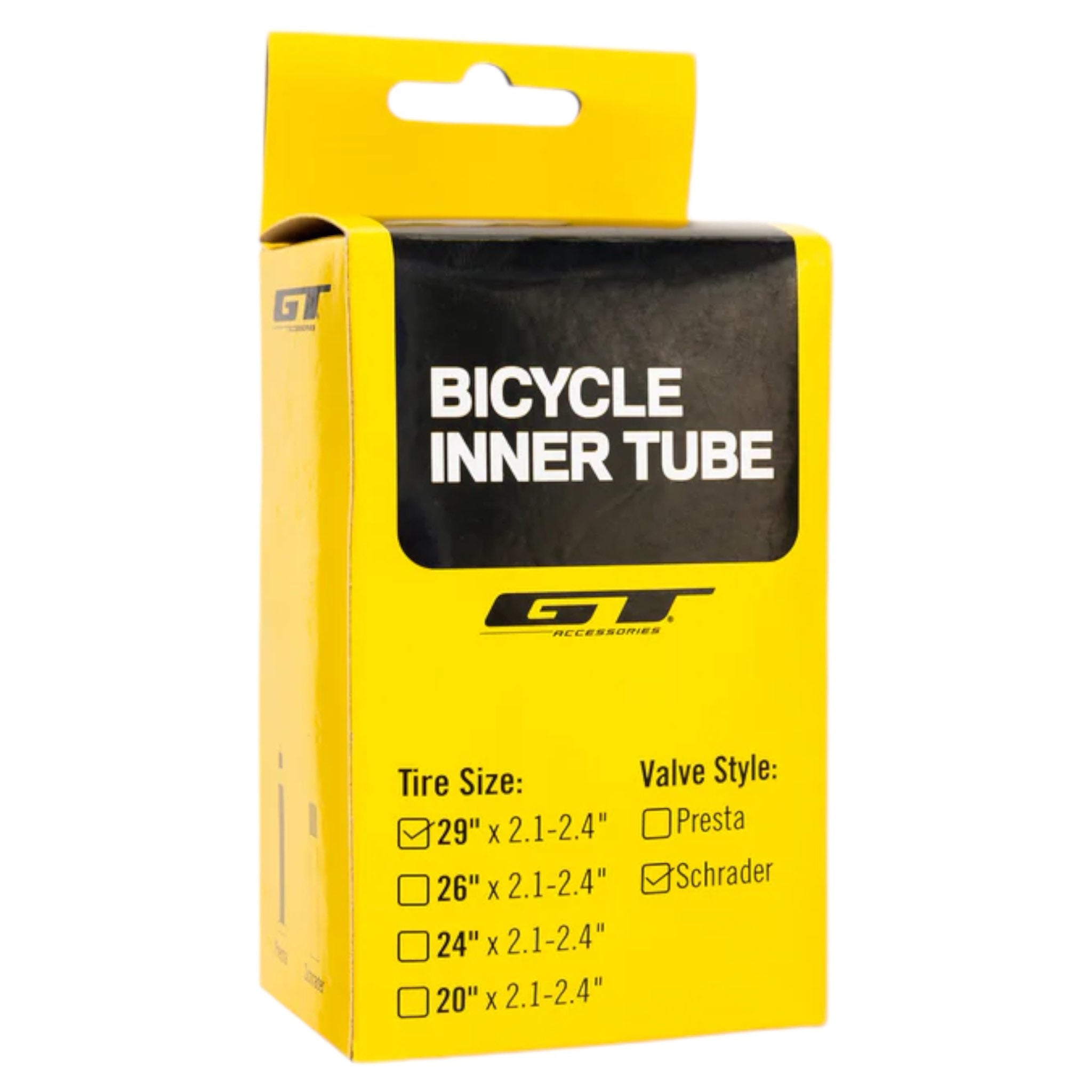 GT Schrader Tube Black / 29