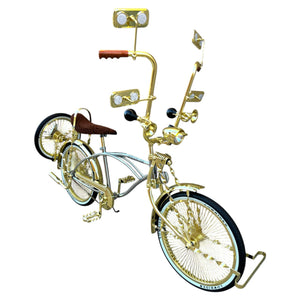 Lowrider bmx bike 20" Lowrider Collection Bicycle Complete Bike Chrome/Gold/Brown