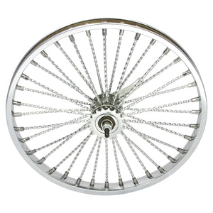 Lowrider Components,Accessories 20In Lowrider 20" Steel Coaster Twisted 36 Spoke 8Gchrome Chrome