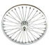 Lowrider 20" Steel Front Wheel Twisted 36 Spoke 8Gchrome Chrome