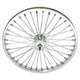 Lowrider Components,Accessories 20In Lowrider 20" Steel Front Wheel Twisted 36 Spoke 8Gchrome Chrome