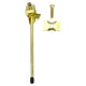 Lowrider Components,Bikes 8" / Gold Lowrider Steel Kickstand Center 8" Chrome