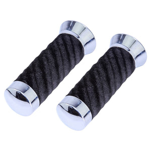 Lowrider Components Black Lowrider Custom Swirl Velour Grips 7/8 long 130mm