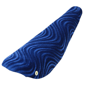 Lowrider Components Blue Lowrider 16" Banana Saddle Velour