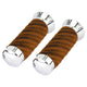 Lowrider Components Brown Lowrider Custom Swirl Velour Grips 7/8 long 130mm