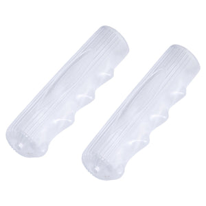 Lowrider Components Clear Original Lowrider Grips 7/8 Long 115Mm Kraton Rubber 212