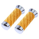 Lowrider Components Gold Lowrider Custom Swirl Velour Grips 7/8 long 130mm