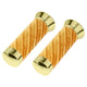 Lowrider Components Gold Lowrider Custom Swirl Velour Grips 7/8 long 130mm Gold