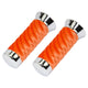 Lowrider Components Orange Lowrider Custom Swirl Velour Grips 7/8 long 130mm