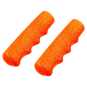 Lowrider Components Orange/Sparkle Original Lowrider Grips 7/8 Long 115Mm Kraton Rubber 212