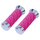 Lowrider Components Pink Lowrider Custom Swirl Velour Grips 7/8 long 130mm
