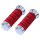 Lowrider Components Red Lowrider Custom Swirl Velour Grips 7/8 long 130mm