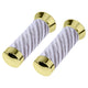 Lowrider Components Silver Lowrider Custom Swirl Velour Grips 7/8 long 130mm Gold