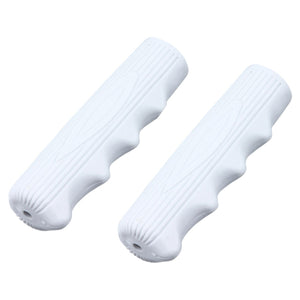 Lowrider Components White Original Lowrider Grips 7/8 Long 115Mm Kraton Rubber 212