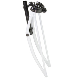 Lowrider Fork Chrome Lowrider 26" Classic Spring Fork 1" White/Black