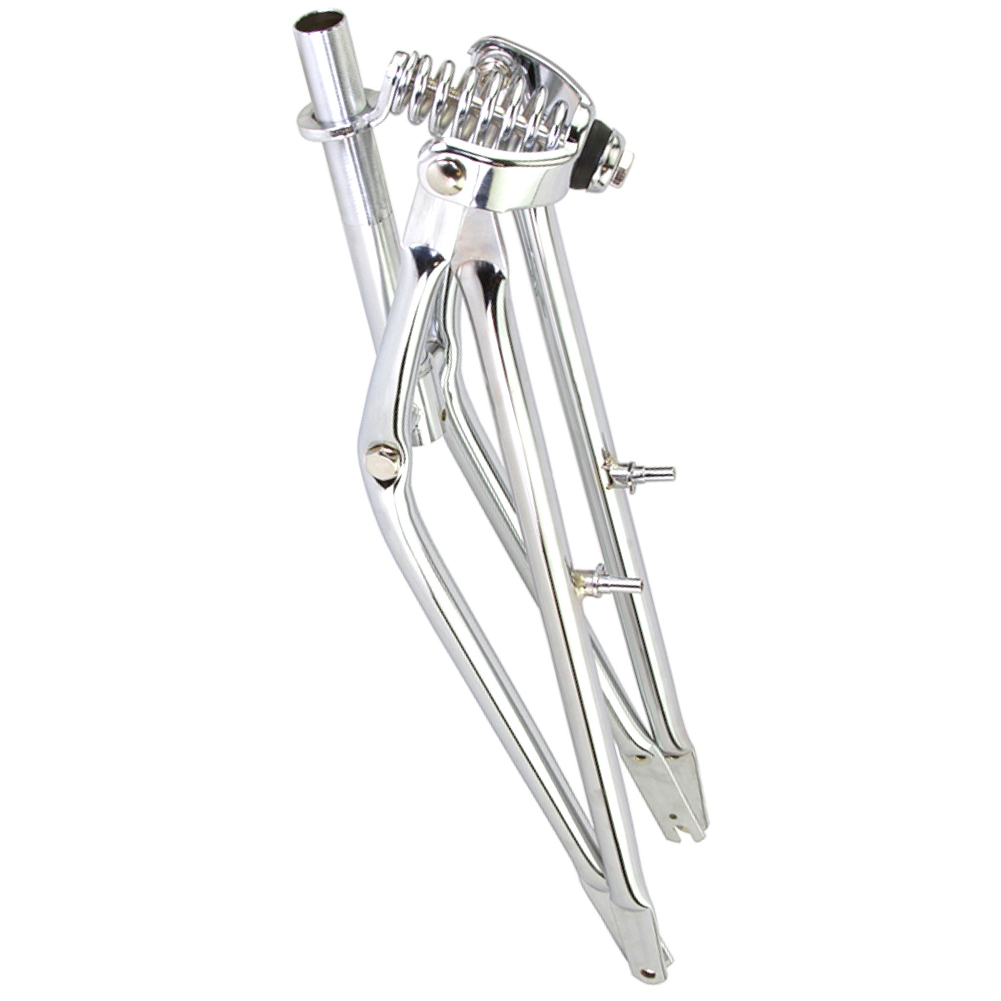 Lowrider 26 Classic Spring Fork W Pivot 1 Chrome Sgvbicycles SGV Bicycles