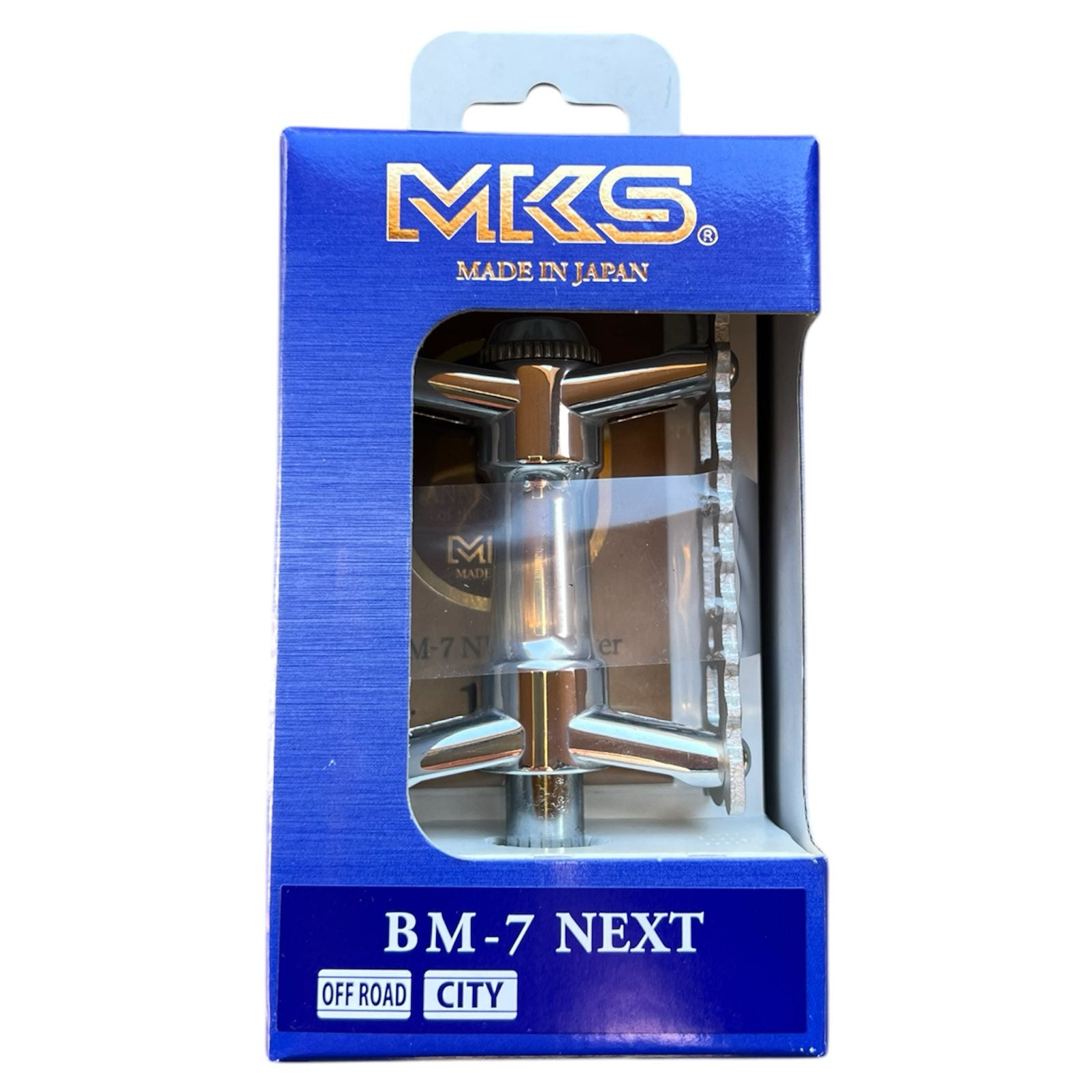 mks next pedals MKS BM-7 Pedals (Black/Silver)