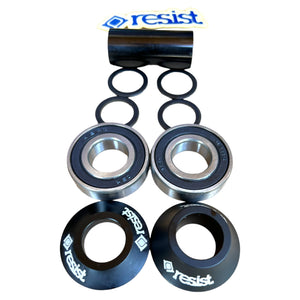 RESIST Components Black Resist 19mm Mid BMX Bottom Bracket