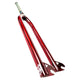 S&M Bikes 1" 1/8 / Trans Red S&M Pitchfork BMX Fork 29" Threadless 1-1/8"