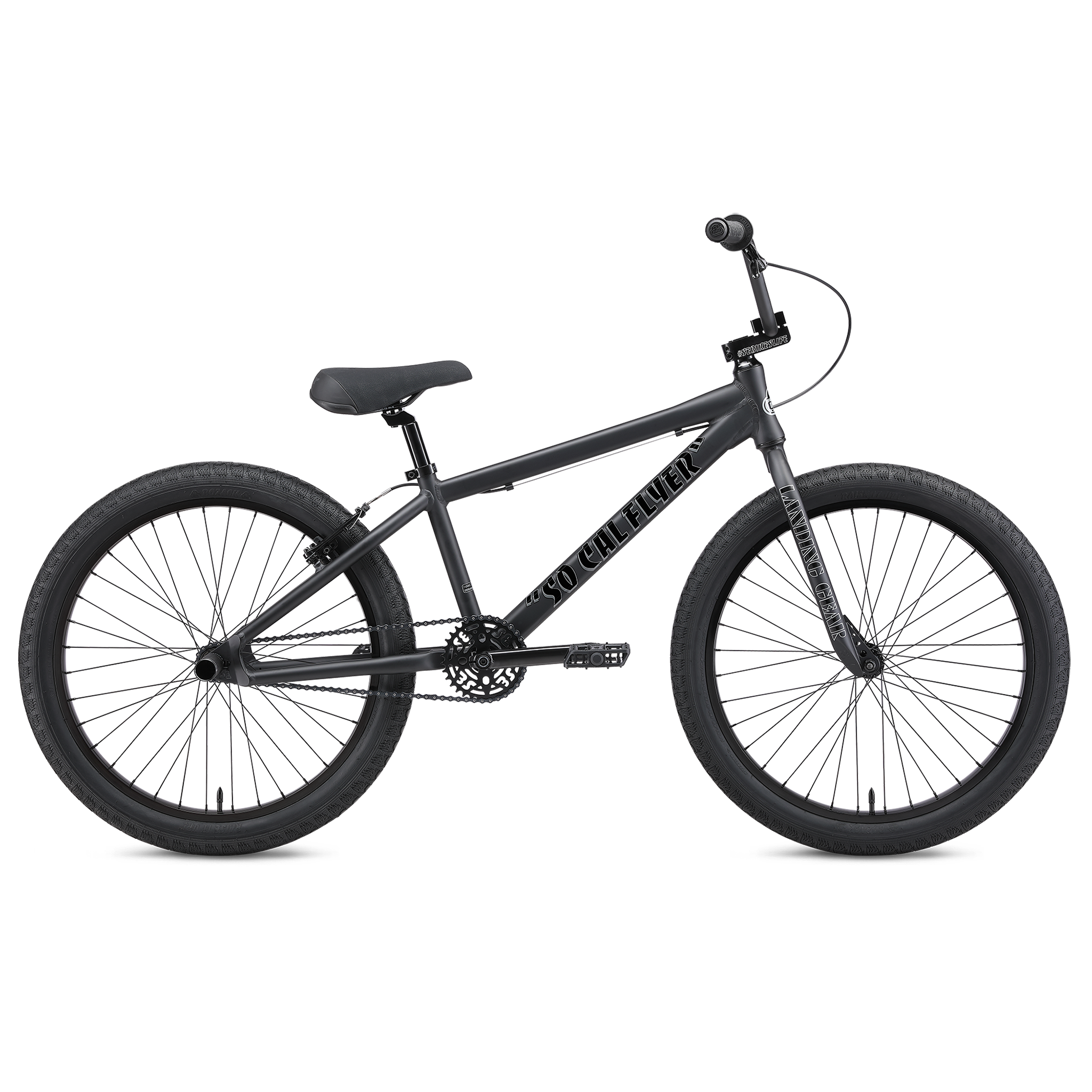 SE Bikes So Cal Flyer 24 BMX Bike Matte Black Sgvbicycles SGV Bicycles