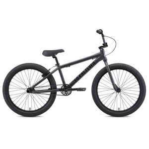 SE Bikes Bikes Matte Black SE Bikes So Cal Flyer 24" BMX Bike Matte Black