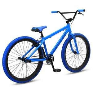 SE Bikes Bikes Matte Blue SE Bikes Blocks Flyer 26" BMX Bike Matte Blue