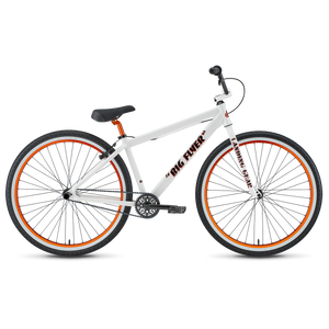 SE Bikes Bikes White/Orange SE Bikes Big Flyer 29" BMX Bike White/Orange