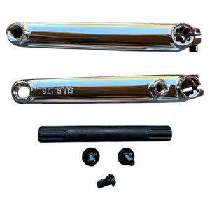 Sgvbicycles cranksets 175mm / Chrome Hawkeye Bmx Crankset 19mm Chrome